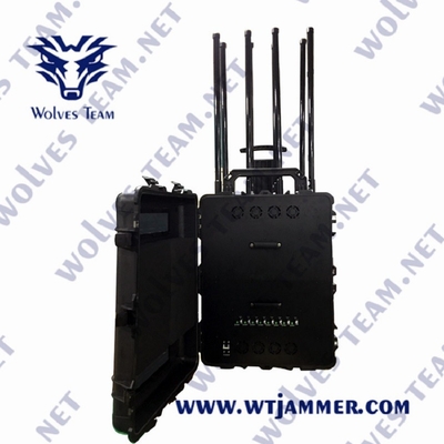 van de het Signaalstoorzender 5.8G GPS 3G 4G 5G van 300W CDMA Draagbare GSM WIFI voor EOD