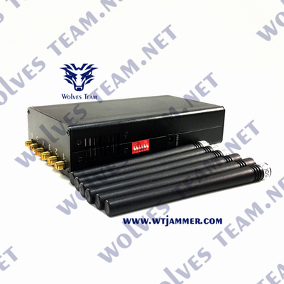 De samengestelde Draagbare GPS Stoorzender L1 L2 L3 L4 L5 GPS van 2W 5 Antennes