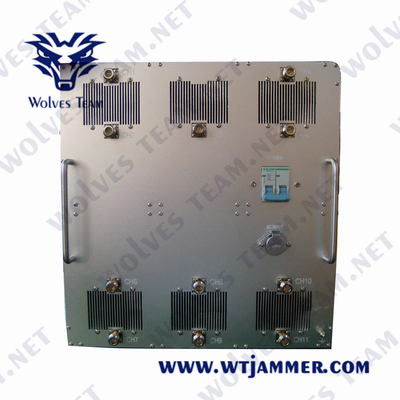 Militaire GPS de Stoorzendergsm CDMA 3G 4G WIFI 2.4G 5.8G van AC220V 1000W