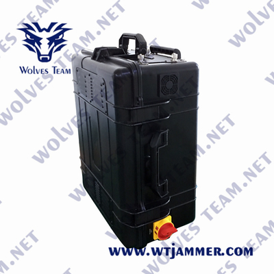 De Stoorzender240vac GSM GPS Militair WIFI 3G 4G 5G van het 1200 Watts Openluchtsignaal