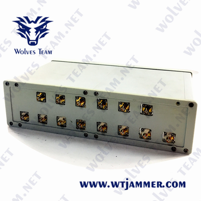 Verbindt Mobiele de Telefoonstoorzender 14 van GPS Lojack 70W 240VAC UHFvhf-GSM 3G 4G 5G