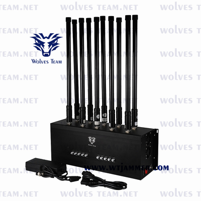 Regelbare de Stoorzendercdma GSM van het Machts Multiband Signaal PCs 3G GPS DC5V