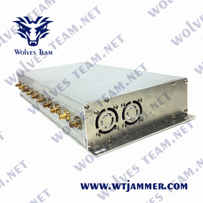 CDMA-GSM Cellulaire Signaalstoorzender 10W UHFvhf 3G 4G 5G 240VAC WiFi