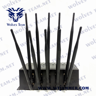 80W mobiel GSM van de Telefoonstoorzender CDMA DCS 3G 4G 5G AC240V DC5V 12A