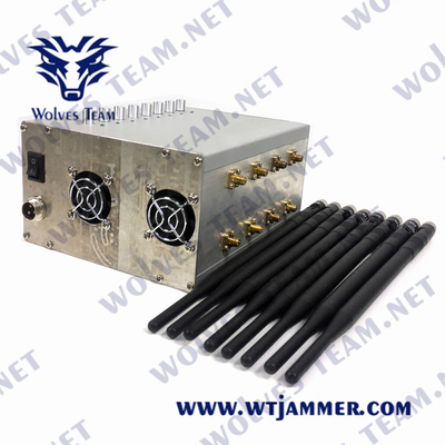 CDMA-GSM Lojack Signaalstoorzender UHFvhf 2G 3G 4G 5G 80W 240VAC