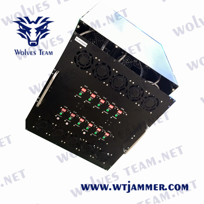 CDMA-GSM de Draadloze Militaire Bomauto IED van de Signaalstoorzender 1000W 3G 4G 5G