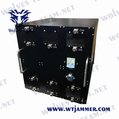 CDMA-GSM de Draadloze Militaire Bomauto IED van de Signaalstoorzender 1000W 3G 4G 5G