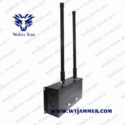 Stoorzender 30m van Wifi van Omni Richtingantennes het Metaalbijlage van 2.4g 5.8g