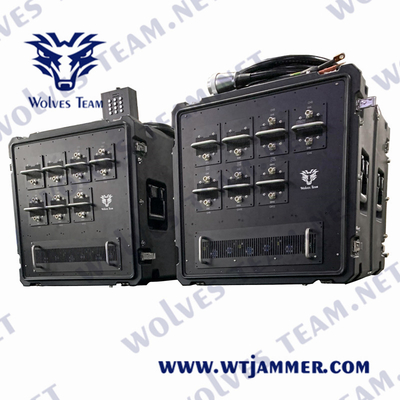 500W GSM de Stoorzender 24V CDMA van het Bomsignaal schakelt manueel Controle voor EOD