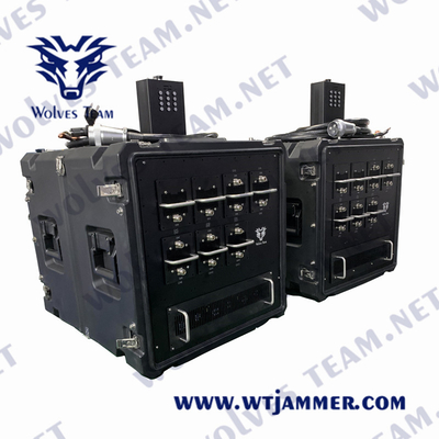 500W GSM de Stoorzender 24V CDMA van het Bomsignaal schakelt manueel Controle voor EOD