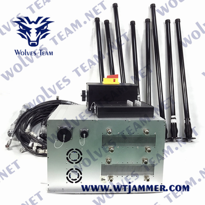 Van de de Bomstoorzender CDMA van AC240V IED GSM 3G 4G 5G GPS 8 Banden 5dBi