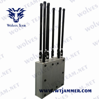 kopen CDMA GSM mobiele telefoon jammer DCS 3G 4G 5G 240VAC 100m locker online manufacture