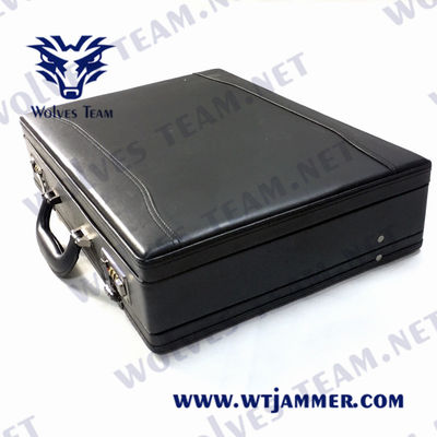 kopen 40W Draagbare Signal Jammer Verstelbare RF 150m Handheld Koffer GSM DCS online manufacture
