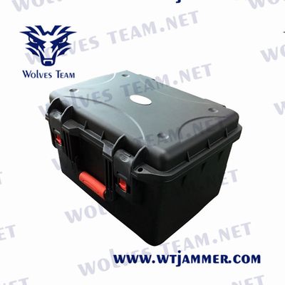 Draagbare GSM Mobiele Telefoonstoorzender 500W 3G 4G 5G Extra Batterij CDMA