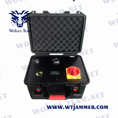 Draagbare GSM Mobiele Telefoonstoorzender 500W 3G 4G 5G Extra Batterij CDMA