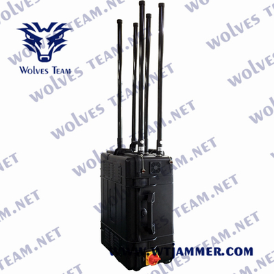 CDMA-Draagbare het Signaalstoorzender 3G 4G LTE 4G Wimax 5G WIFI 1200W 1000m van PCs