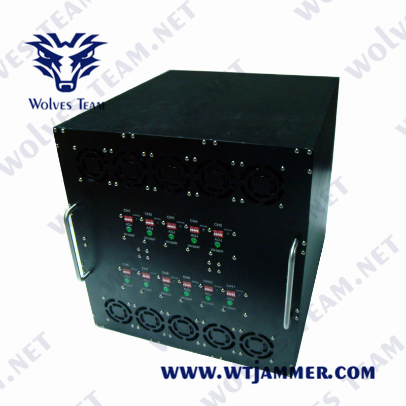 Voertuiggsm UMTS/3G 4G 5G UHF-stoorzender Mobiele telefoon Signaalstoorzender 6230-6430MHz Signaalstoorzender