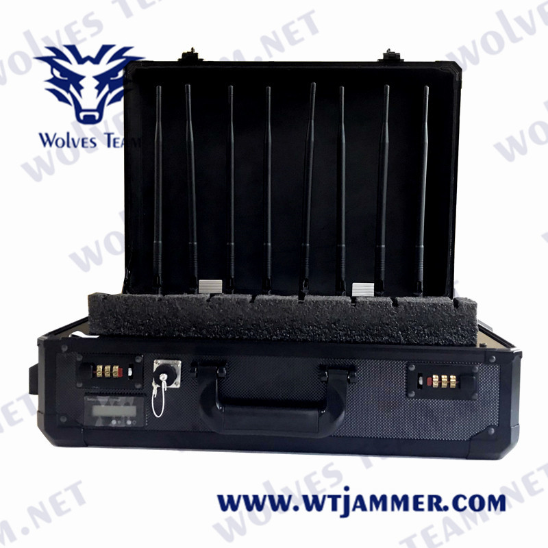 Kofferuav de Stoorzender Draagbare VIP van het Hommelsignaal Beschermingsdefensie rf GPS WiFi5.8g