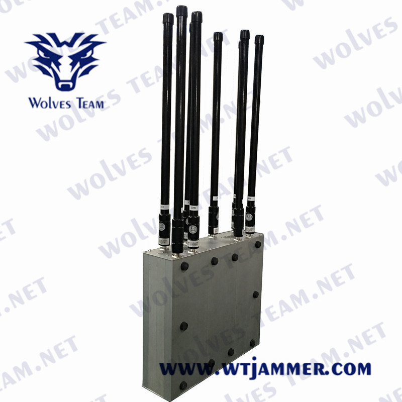 80 W mobiele telefoonsignal jammers GSM Lte 4g 5g GPS Wifi Lojack Wifi