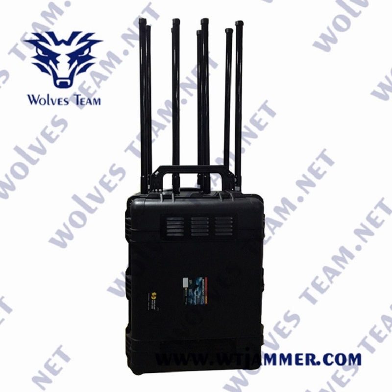 120W High Power Portable 8 Channels GSM 3G 4G 5G Mobiele Signal Jammer
