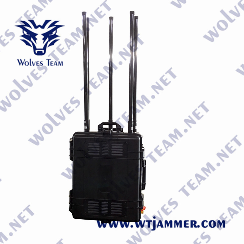 Draagbare outdoor startlink GPS Jammer GPSL1-L5 Signal Jammer Glonass L1/L2 GPS Signal Jammer bereik 5000 meter