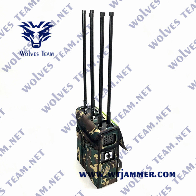 8 channels 1000 Meters Backpack IMSI Catcher System White Black List Jammer