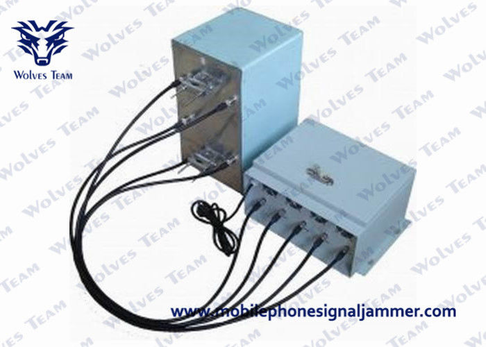 High Power Celluar Signaalstoorzender CDMA GSM 4G 5G WIFI Bluetooth Metalen Behuizing Goed Koelsysteem