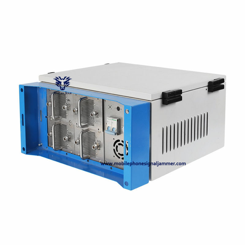 Maak Antiuav van de de Gevangenisstoorzender WIFI5.8G GPS van het Hommelsignaal de Hoge Machtsgsm 5G het Signaalstoorzender waterdicht van de Celtelefoon