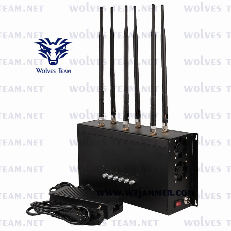GSM CDMA van het de Telefoonsignaal van PCs 35W van DCS de Mobiele Stoorzender 3G 4G LTE 4G WIMAX