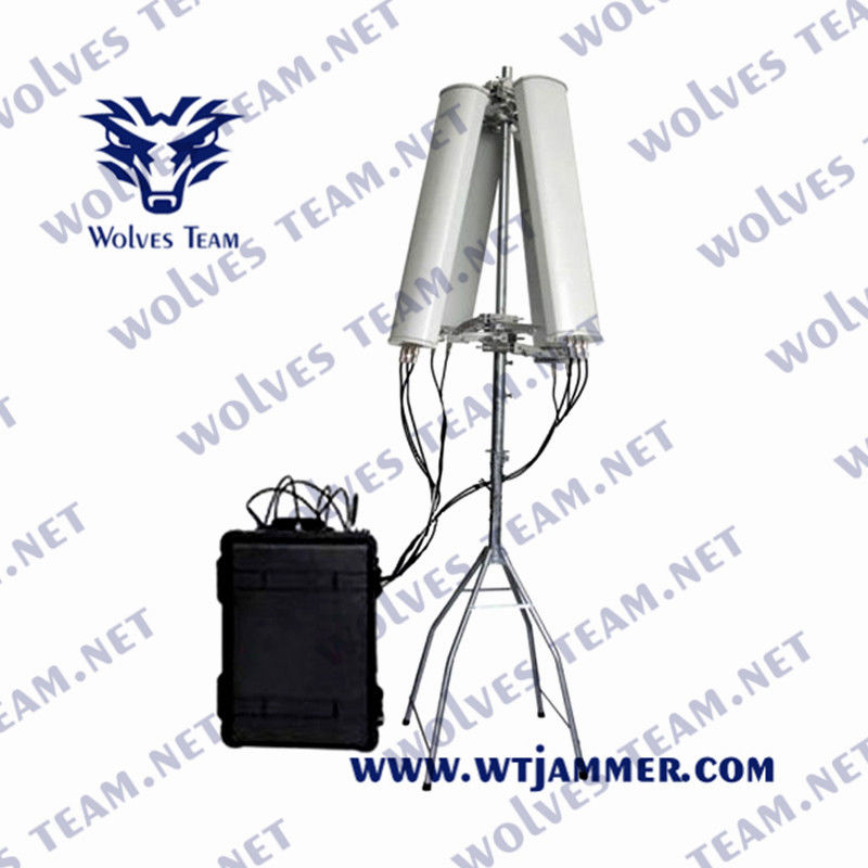 De Pelikaanip65 VHF UHFstoorzender 900W van UMTS WCDMA voor Militair VIP Voertuigkonvooi
