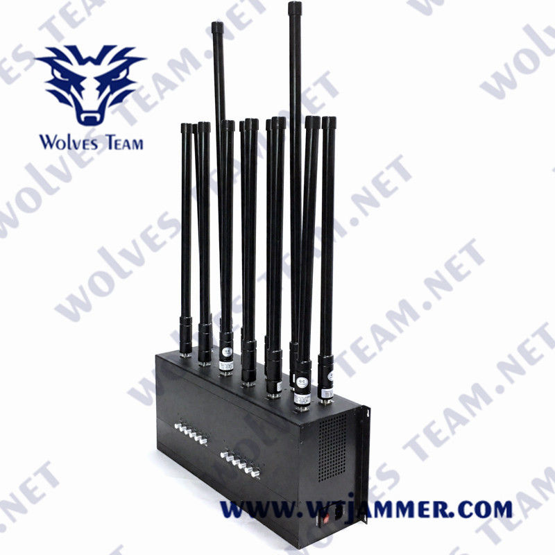 GSM het Signaalblocker 60W WIFI GPS rf van DCS 3G 4G Lojack Mobiele Stoorzender
