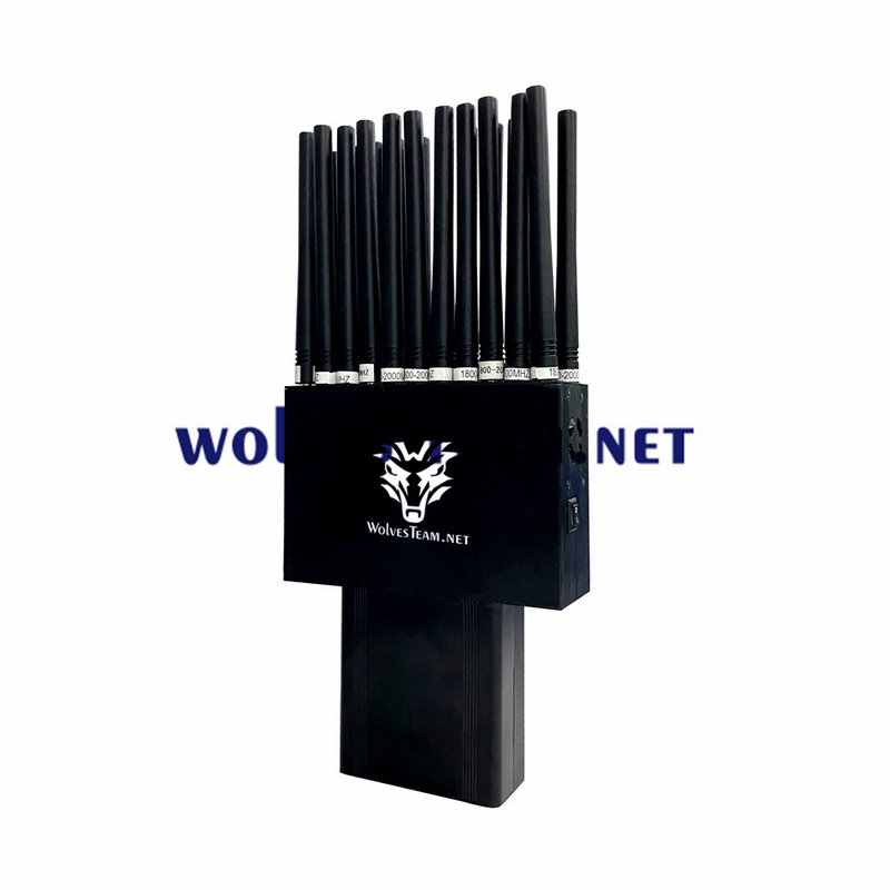 22 van de de Stoorzendercel van het banden22w rf Signaal de Telefoongsm 3G 4G 5G Wifi GPS Lojack