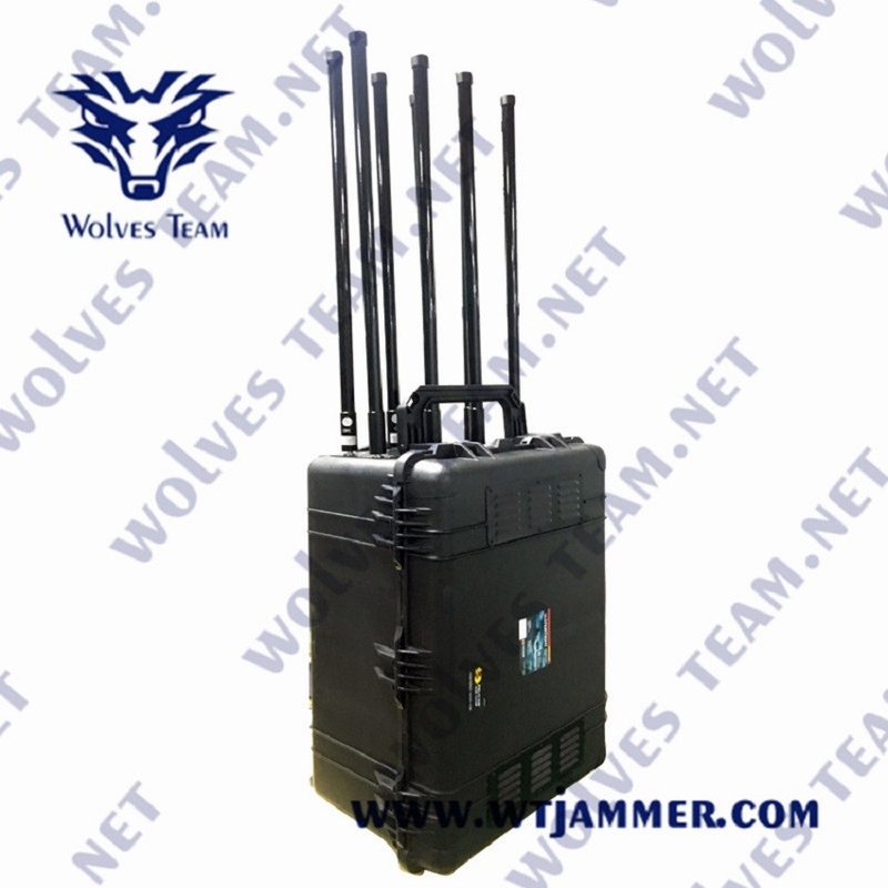 Waterdichte Stoorzender 2000m van het Hommelsignaal Hoge Macht voor GPS WiFi 2.4G 5.8g