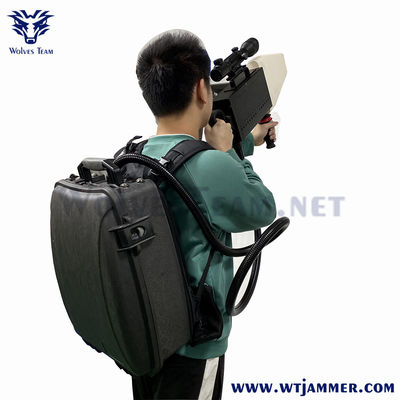 Beveiligingsrugzak GPS WIFI5.8G Drone Signal Jammer 5000M Militaire VIP-bescherming