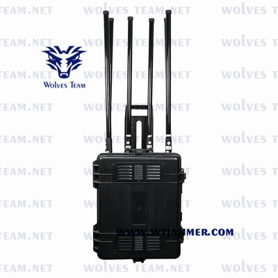Mobiele telefoonsignaljammer Mulli-band UHF VHF WiFi GPS GSM 3G 4G 5G Signal jammer 20-6000MHz Signal jammer bom