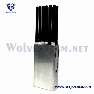 Handheld 14 antenne Signal Jamme Fabrieksverkoop Voor 3G 4G 5G WiFi UHF VHF GPS Lojack mobiele telefoon signaal jammer