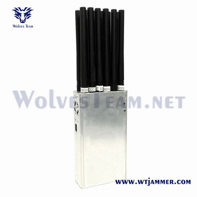 GSM 3G 4G 5G WIFI GPS RF315/433MHz Blok Frequentie Handheld 14 Antenne Signaalstoorder Verkoop Voor UHF VHF Lojack