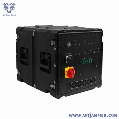 Operationele temperaturen min 20 tot plus 60 graden Celsius IED bomjammer uitgerust met PLL DDS stoorzender en RF afstandsbediening voor tactische doeleinden
