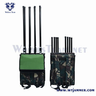 Backpack Signal Jammer Lichte All Cell Phone Signal Jammer GSM 3G 4G 5G Cell Phone Signal Bands voor mobiel