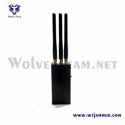 3-kanaal 6W handheld 2G/3G/4G cellulair signaal jammer
