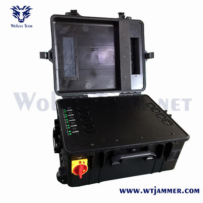 5 banden 480W High Power Draagbare Draadloze RF Signal Jammer