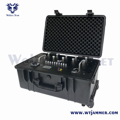 18 banden 300W draagbare trolley case Multi Band Signal Isolator voor outdoor activiteit beveiliging