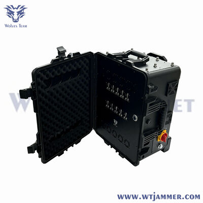 8 kanalen 800W High Power Trolley Signal Jammer - blok 2G/3G/4G/5G/WiFi/GPS