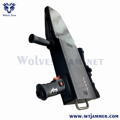 6 banden 30W draagbare UAV-jammer, dekking 600m (handheld directional type)
