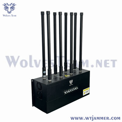 8 banden Omni-directionele magnetische antenne signaalblokker, 300W dekking voor voertuig en binnenshuisgebruik