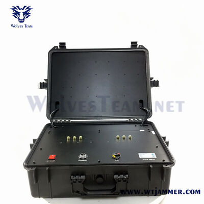 Portable Suitcase WiFi 3.6G 3500-3600MHz Digital Signal Jamming Devices for 433 MHz Wireless Signal Disruption Applications