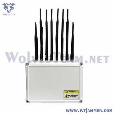 WT101Q5-14A 70W 14bands desktoptype stoorzender 5W/bands ingebouwde directionele antenne