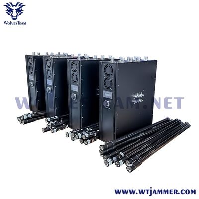 10-kanaals draagbare high power drone jammer & IED signal blocker voor anti-terrorisme