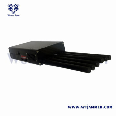 6W 20M Small Signal Jammer voor 6 richtingen frequentie