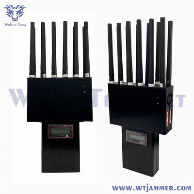 Hoog vermogen 45W 10-20m Jamming Radius 16 Antenne Handheld Jammer